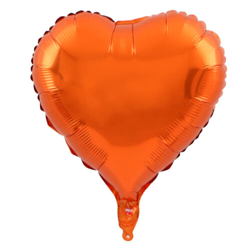 Folienballon Herz orange