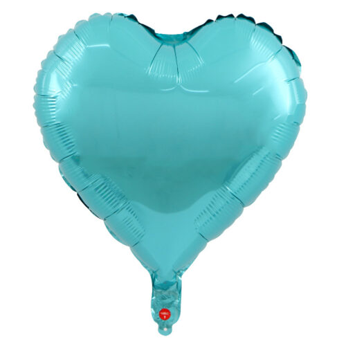 Folienballon Herz türkis