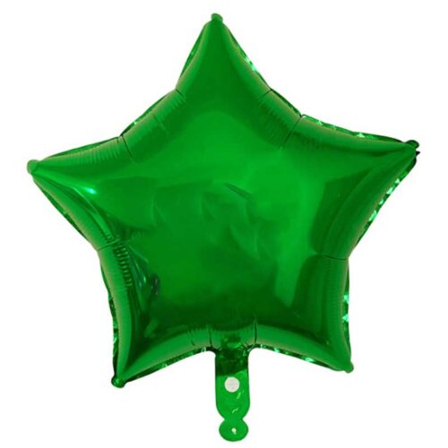 Folienballon Stern grün