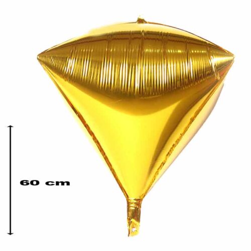 Folienballon-Diamant-gold