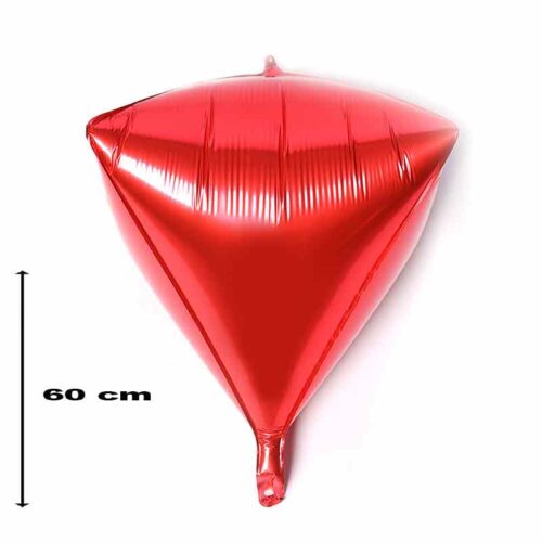 Folienballon-Diamant-rot