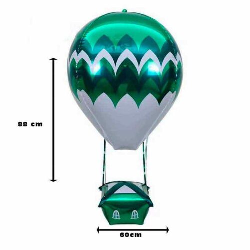 Folienballon-Heißluftballon-grün-weiß-grün---1