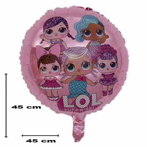 Folienballon-LOL-rund