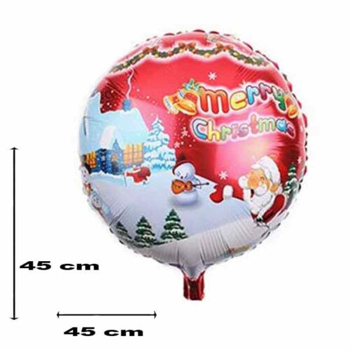 Folienballon-Weihnachtsmann-dorf