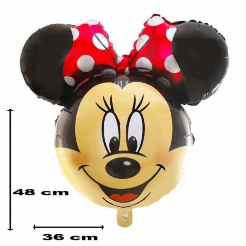 Folienballon-Minnie-Maus-Kopf