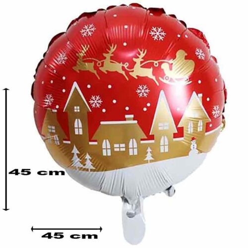 Folienballon-Weihnachts-Dorf