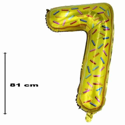 Folienballon-Zahl-7-Donutsmuster-81-cm