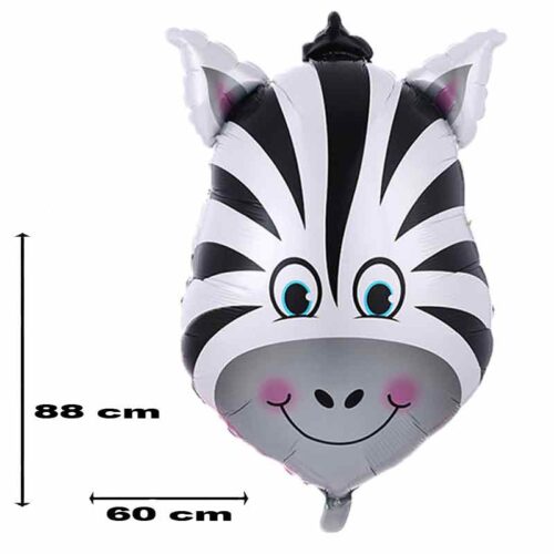 Folienballon-Zebra
